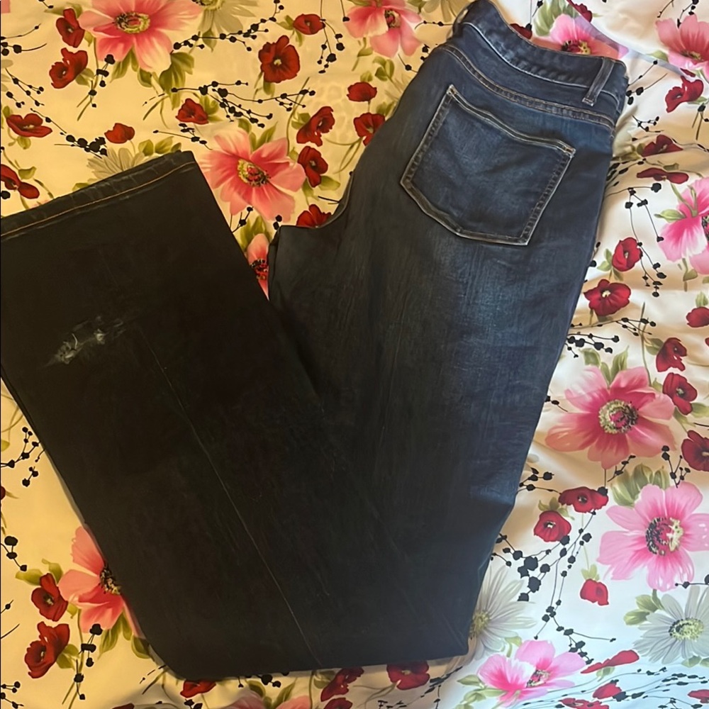 Kimes Ranch Dark Blue Straight Leg Jeans